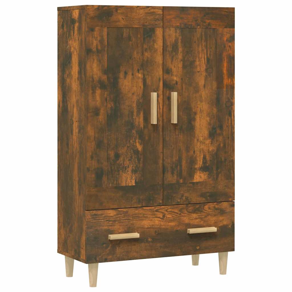 vidaXL Highboard Smoked Oak 70x31x115 cm Engineered Wood 2