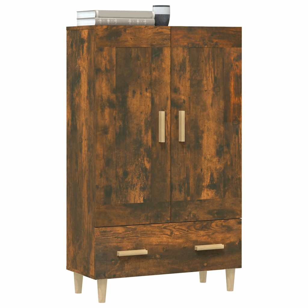 vidaXL Highboard Smoked Oak 70x31x115 cm Engineered Wood 5