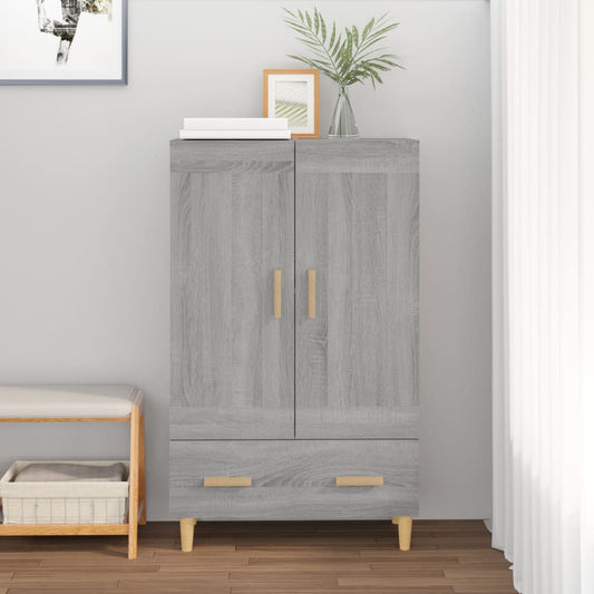 vidaXL Highboard Grey Sonoma 70x31x115 cm Engineered Wood 1