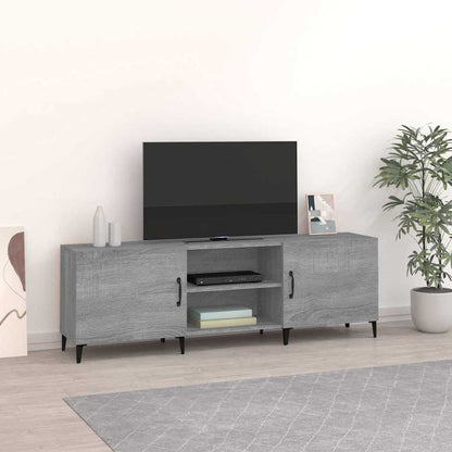 vidaXL TV Cabinet Grey Sonoma 150x30x50 cm Engineered Wood 1