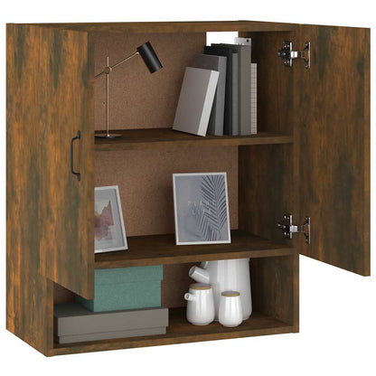 vidaXL Wall Cabinet Smoked Oak 60x31x70 cm Engineered Wood 4
