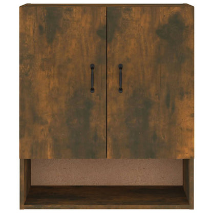 vidaXL Wall Cabinet Smoked Oak 60x31x70 cm Engineered Wood 5