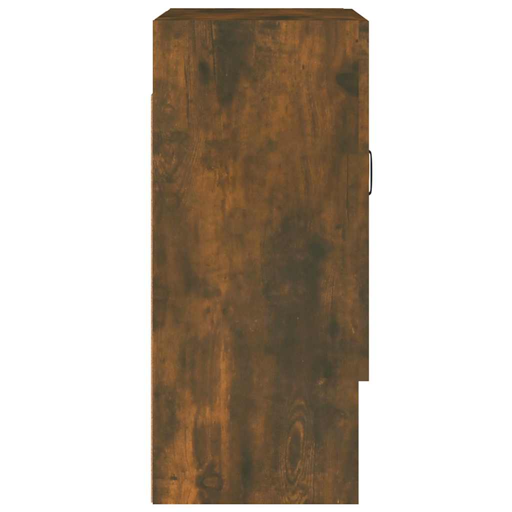 vidaXL Wall Cabinet Smoked Oak 60x31x70 cm Engineered Wood 6