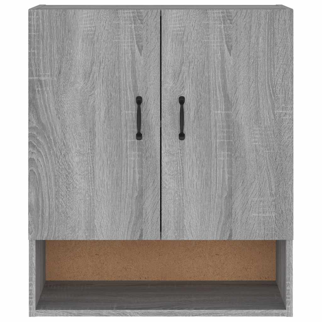 vidaXL Wall Cabinet Grey Sonoma 60x31x70 cm Engineered Wood 5