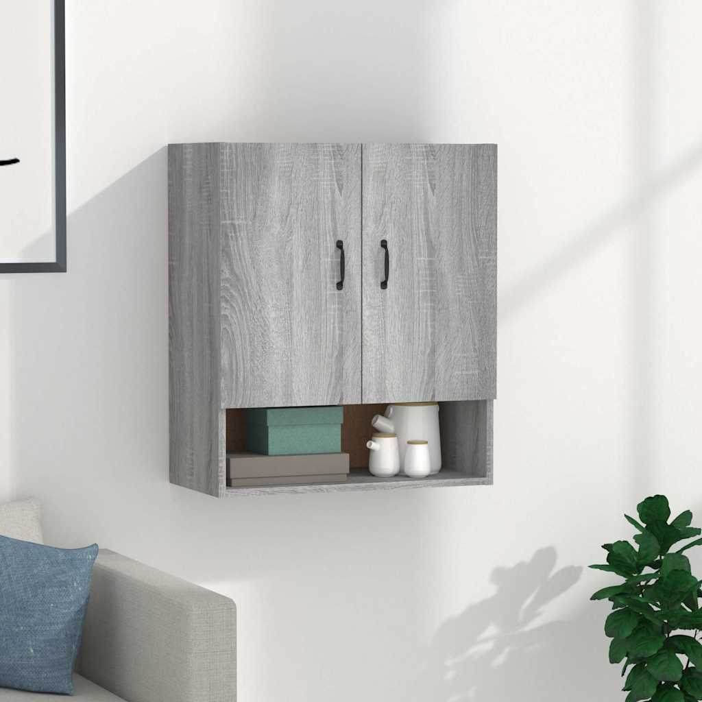 vidaXL Wall Cabinet Grey Sonoma 60x31x70 cm Engineered Wood 1