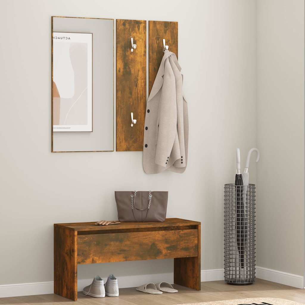 vidaXL Hallway Furniture Set Engineered Wood