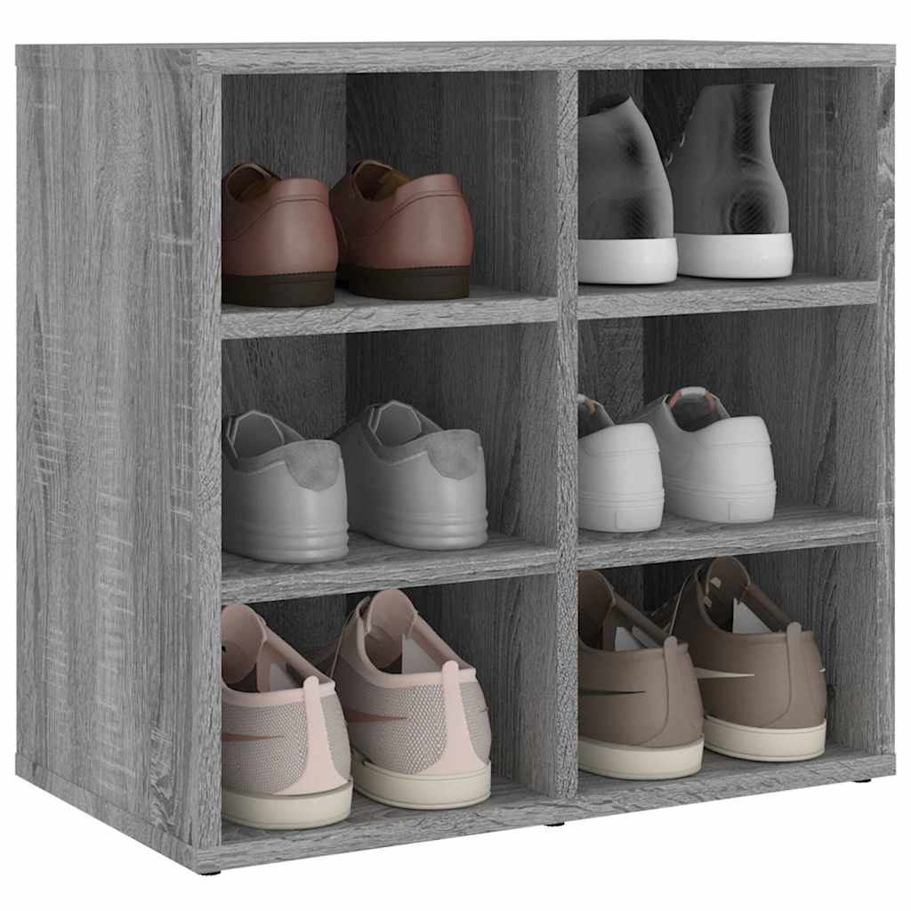 Shoe Cabinets 52,5x30x50 cm 2 Grey sonoma