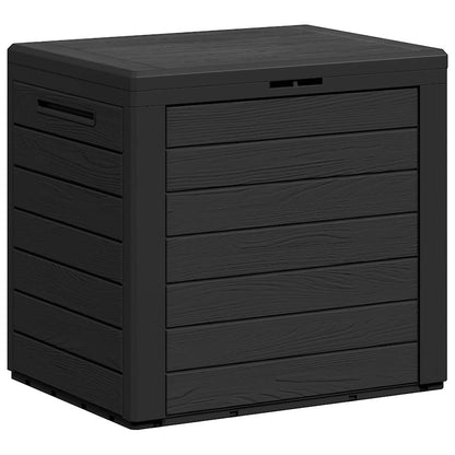 vidaXL Garden Storage Box Anthracite 58,5x46x55 cm Polypropylene 2