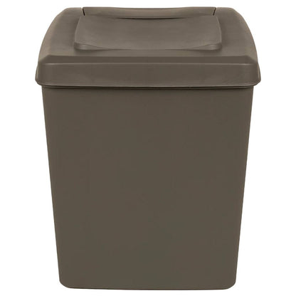 vidaXL Stackable Garbage Bin Boxes 3 pcs Grey 75 L Polypropylene 4
