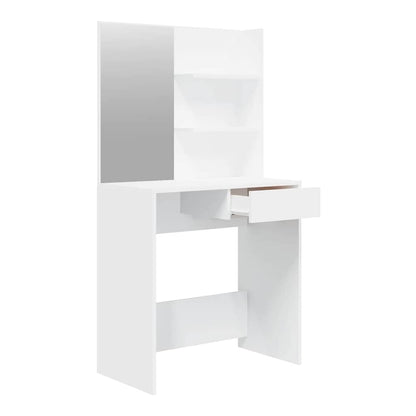Dressing Table Set 74,5x40x141 cm White
