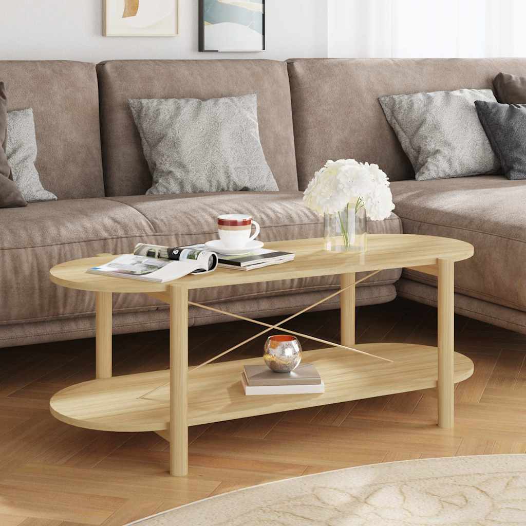 vidaXL Coffee Table 110x48x40 cm Engineered Wood 1