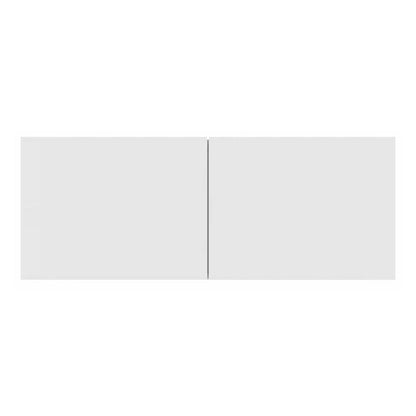 4 Piece Wall-mounted TV Cabinet Set 100x30x30 cm White 80 cm