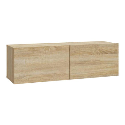 8 Piece TV Cabinet Set Engineered Wood Sonoma oak 100 cm