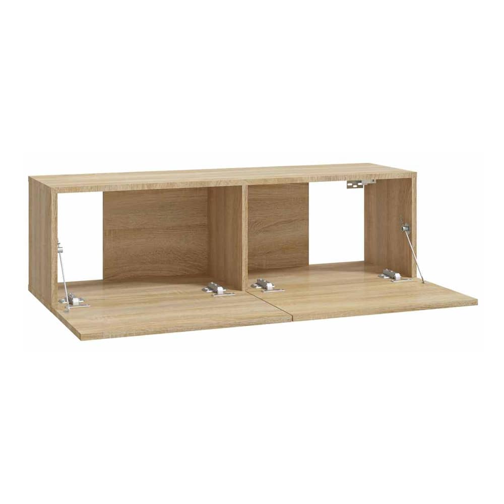 8 Piece TV Cabinet Set Engineered Wood Sonoma oak 100 cm