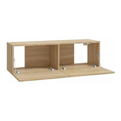8 Piece TV Cabinet Set Engineered Wood Sonoma oak 100 cm