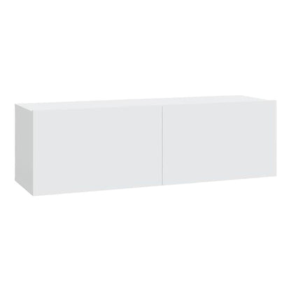 6 Piece TV Cabinet Set Engineered Wood White 100 cm