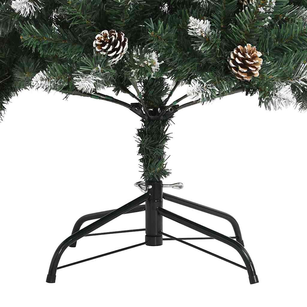 vidaXL Artificial Christmas Tree with Stand Green 150 cm PVC 5