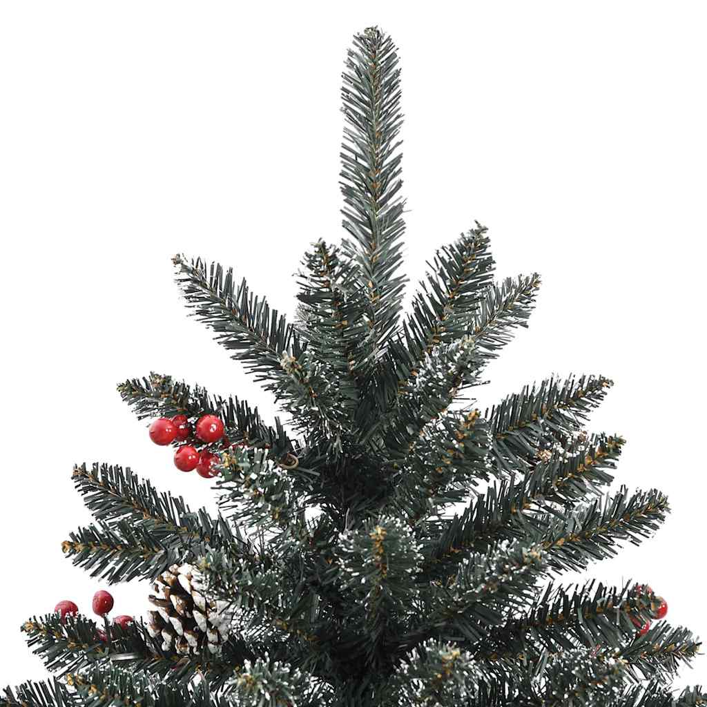 vidaXL Artificial Christmas Tree with Stand Green 150 cm PVC 3
