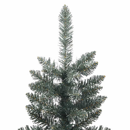 vidaXL Artificial Slim Christmas Tree with Stand Green 210 cm PVC 3
