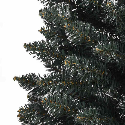 vidaXL Artificial Slim Christmas Tree with Stand Green 240 cm PVC 5