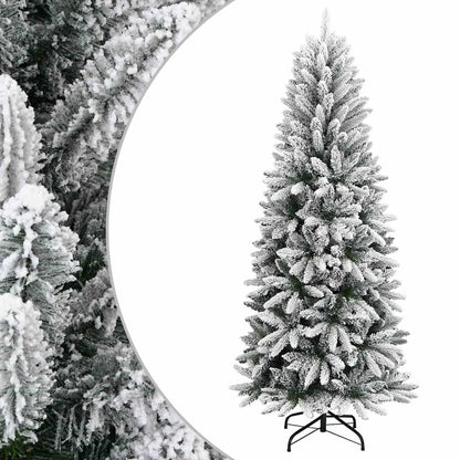 vidaXL Christmas trees Warm White PVC and Plastic and Steel and PE 1