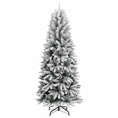 vidaXL Christmas trees Warm White PVC and Plastic and Steel and PE 2