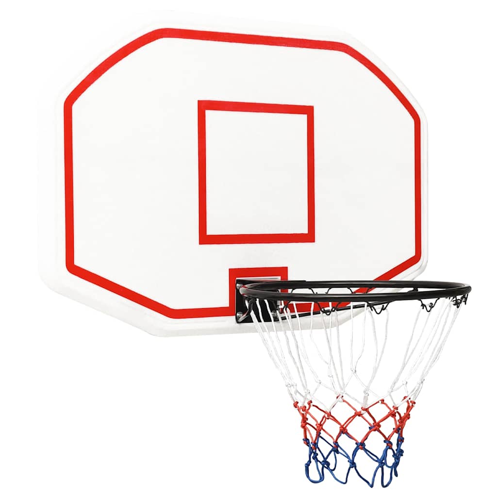 vidaXL Basketball Backboard Polyethene White