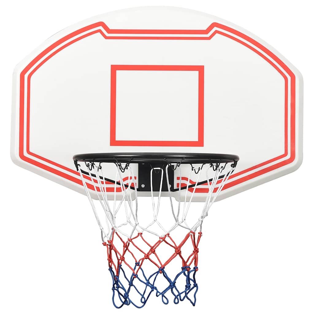 vidaXL Basketball Backboard White 90x60x2 cm Polyethene 2