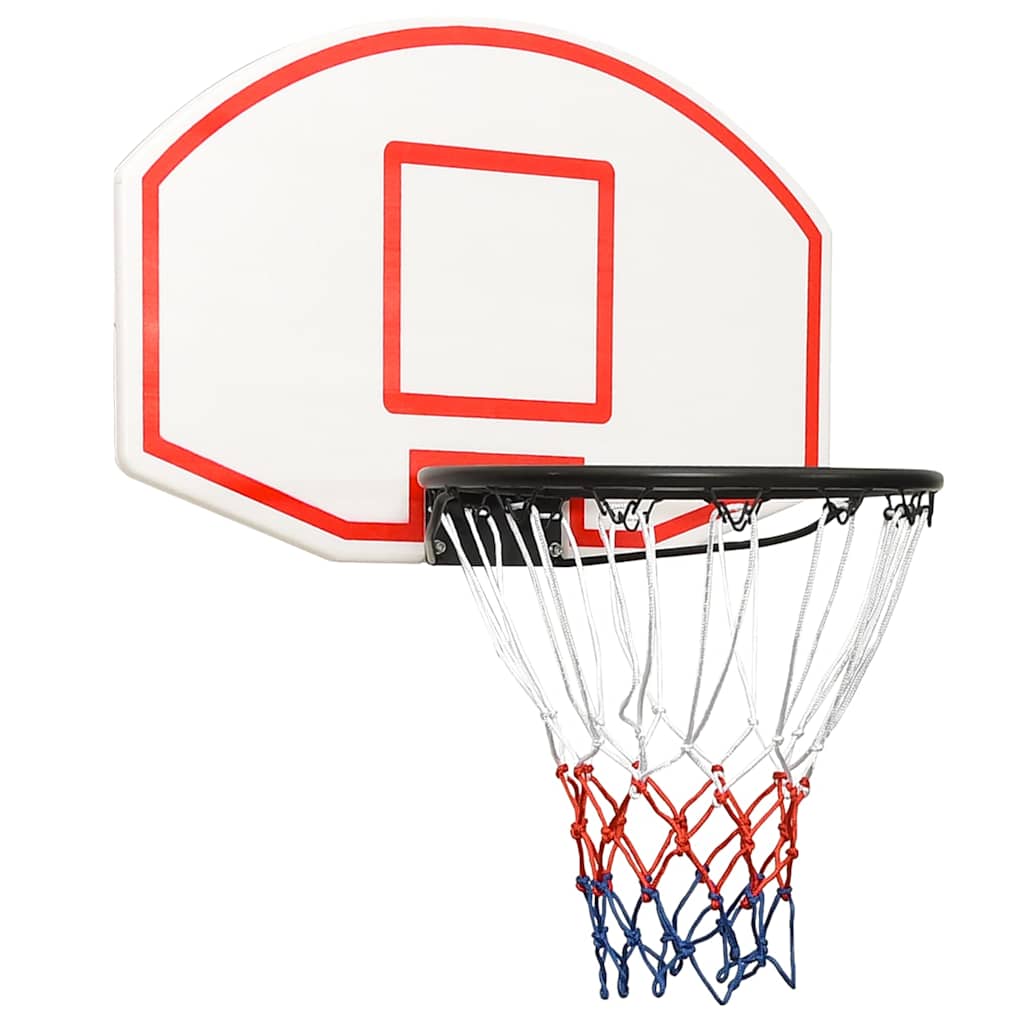 vidaXL Basketball Backboard White 71x45x2 cm Polyethene 1