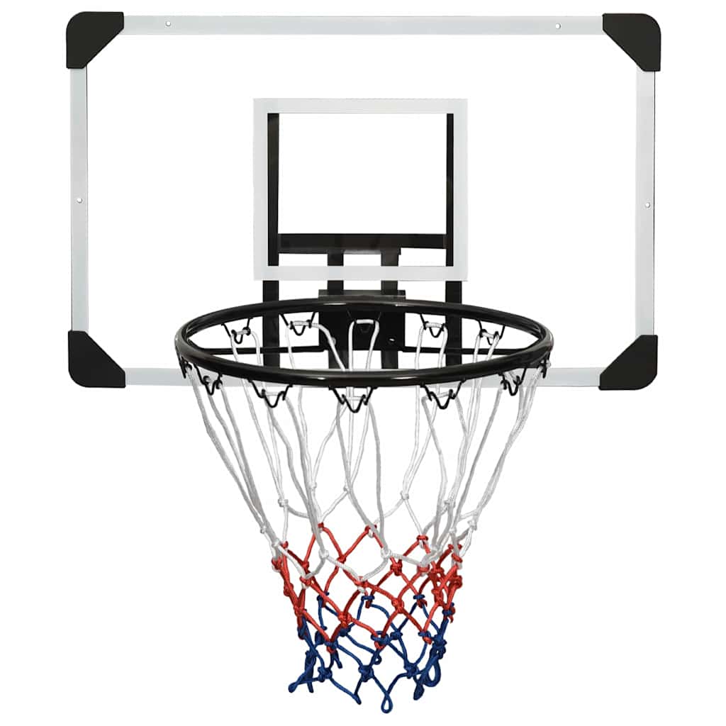 vidaXL Basketball Backboard Transparent 71x45x2.5 cm Polycarbonate 2