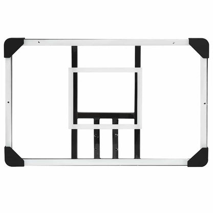 vidaXL Basketball Backboard Transparent 71x45x2.5 cm Polycarbonate 6