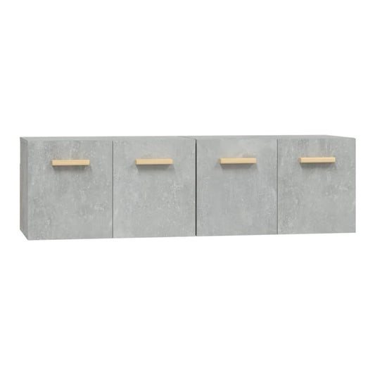 Wall Cabinets 2 pcs 60x36,5x35 cm Engineered Wood Depth 36.5 cm 60 cm