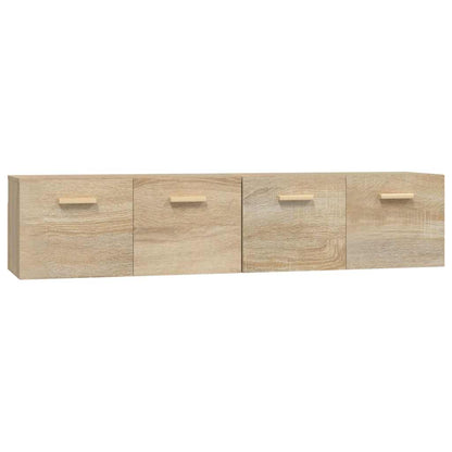 Wall Cabinets 2 pcs 80x35x36.5 cm Engineered Wood Sonoma oak