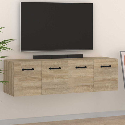 Wall Cabinets 2 pcs 80x35x36.5 cm Engineered Wood Sonoma oak