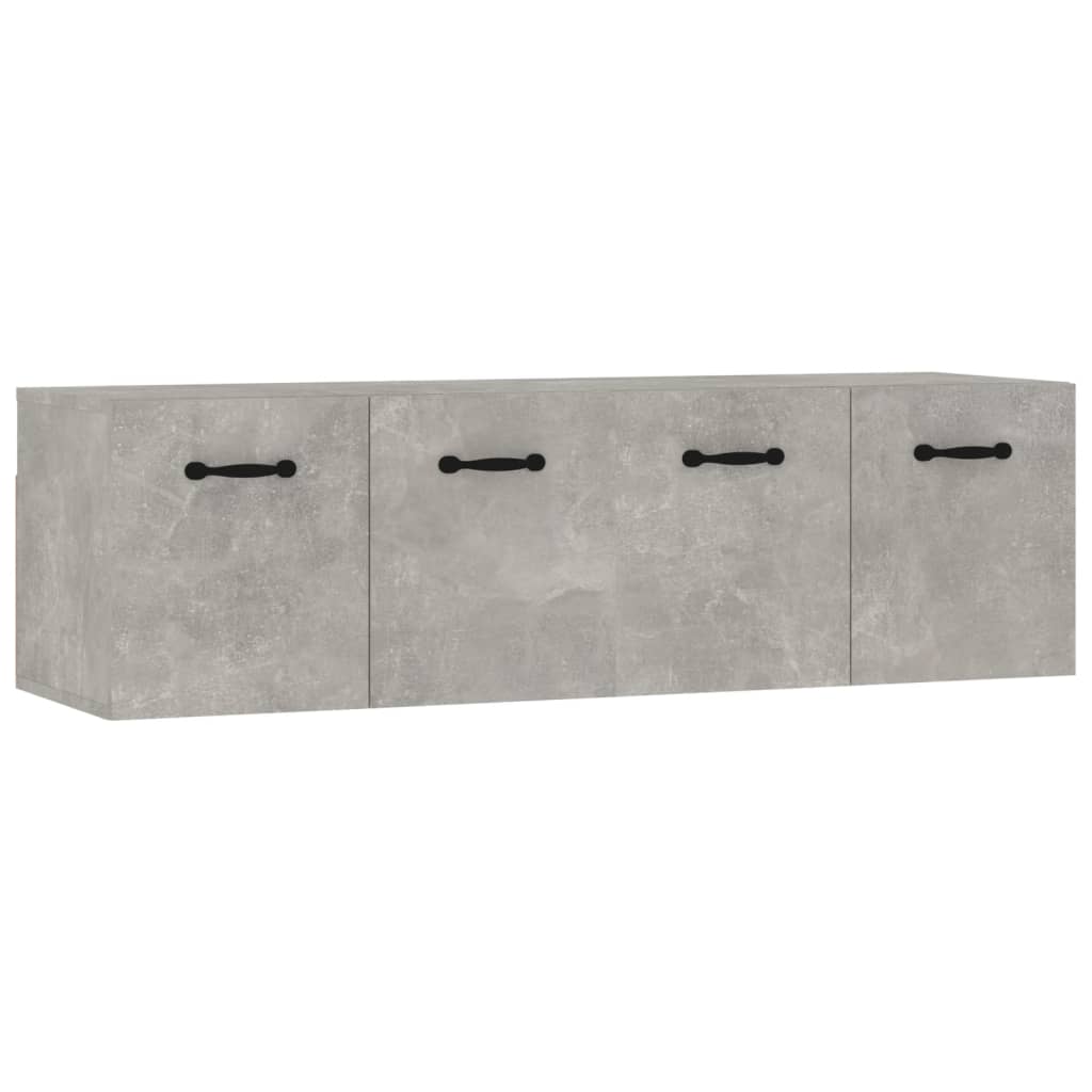 vidaXL Wall Cabinets 2 pcs Concrete Grey 80x35x36.5 cm Engineered Wood 2