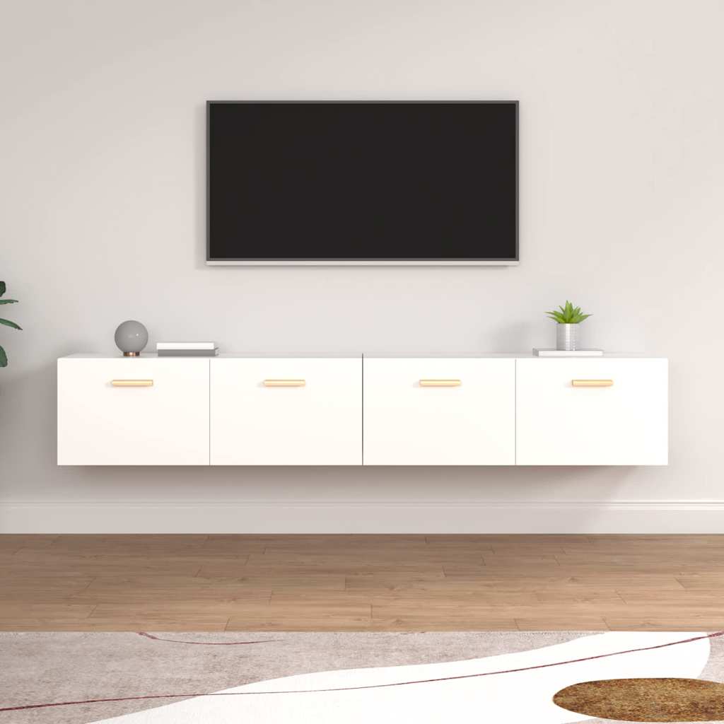 vidaXL Wall Cabinets 2 pcs 60x36.5x35 cm Engineered Wood Depth 36.5 cm