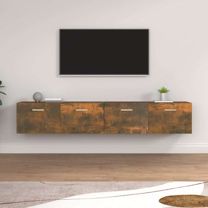 vidaXL Wall Cabinets 2 pcs 60x36.5x35 cm Engineered Wood Depth 36.5 cm
