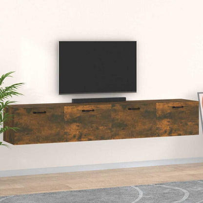vidaXL Wall Cabinets 2 pcs 60x36.5x35 cm Engineered Wood Depth 36.5 cm