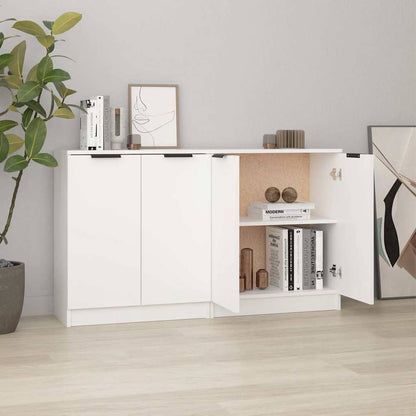Sideboards 2 pcs 60x30x70 cm Engineered Wood White