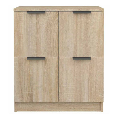 Sideboards 2 pcs 60x30x70 cm Engineered Wood Sonoma oak