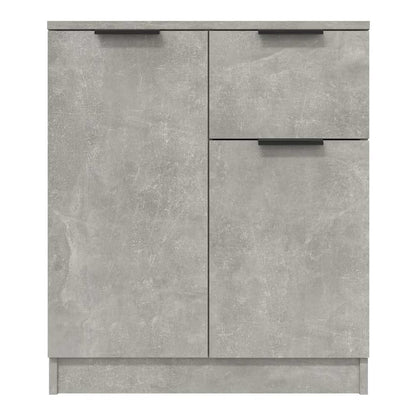 Sideboards 2 pcs 60x30x70 cm Engineered Wood Concrete grey