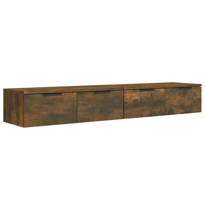 vidaXL Wall Cabinets 2 pcs Smoked Oak 68x30x20 cm Engineered Wood 2