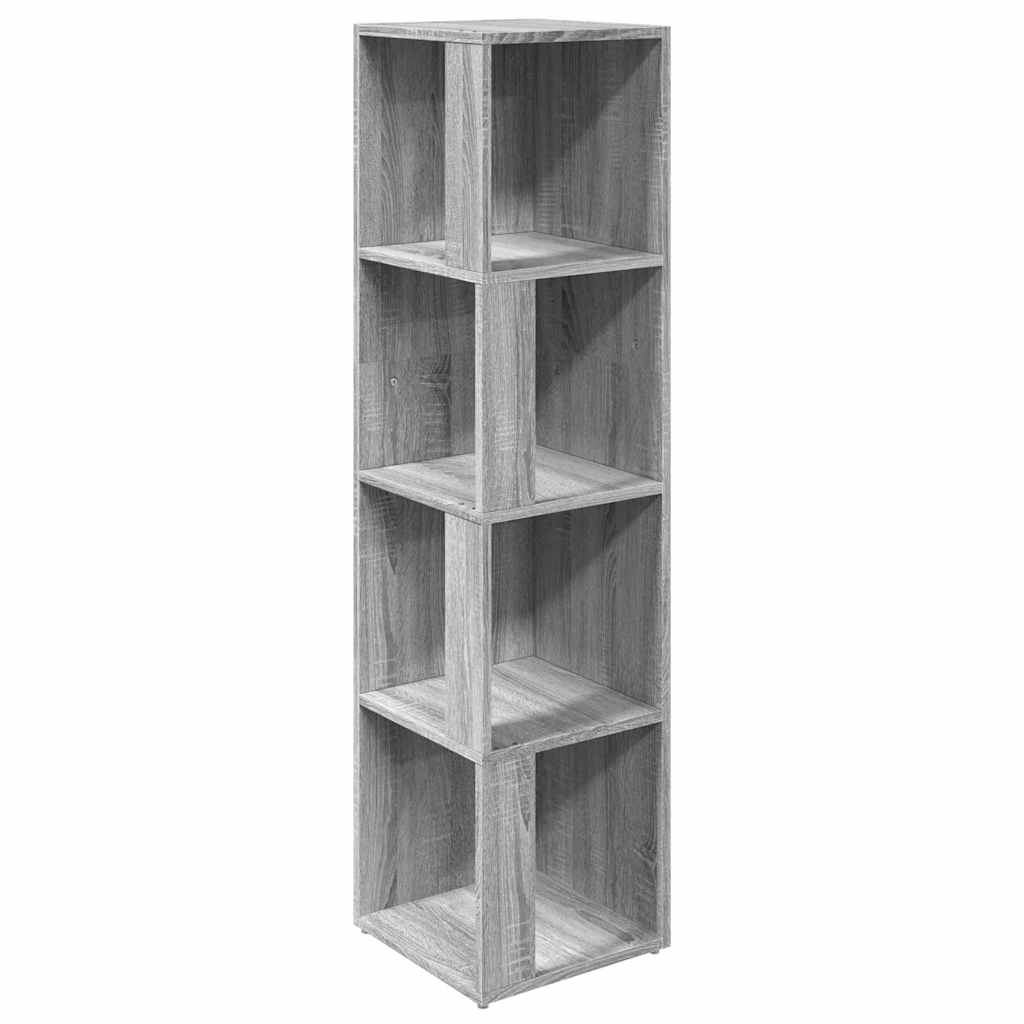vidaXL Corner Cabinet Grey Sonoma 33x33x132 cm Engineered Wood 2