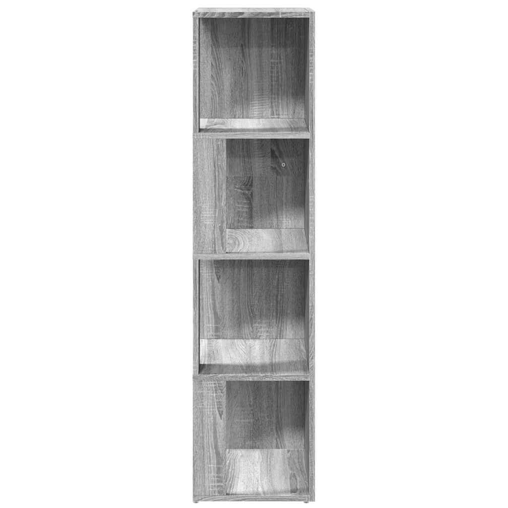 vidaXL Corner Cabinet Grey Sonoma 33x33x132 cm Engineered Wood 4