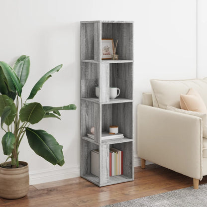 vidaXL Corner Cabinet Grey Sonoma 33x33x132 cm Engineered Wood 3