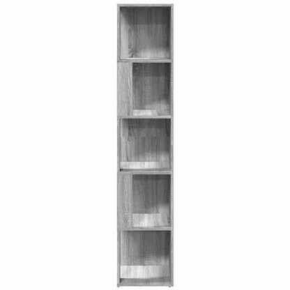 vidaXL Corner Cabinet Grey Sonoma 33x33x164,5 cm Engineered Wood 4