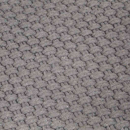 vidaXL Rug Rectangular Grey 160x230 cm Cotton 5