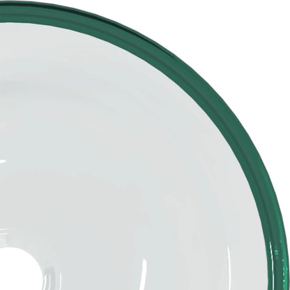 vidaXL Basin Tempered Glass 35x12 cm Transparent 4