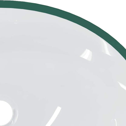 vidaXL Basin Glass 50x37x14 cm Transparent 6