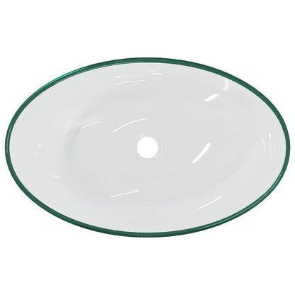 vidaXL Basin Tempered Glass 54.5x35x15.5 cm Transparent 5